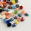 Pearlized Plated Handmade Porcelain Cabochons X-PORC-S804-10x14-M-1