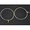 Brass Wine Glass Charm Rings Hoop Earrings X-EC067-4NFG-1