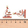 Alloy Enamel Pendants ENAM-L055-01H-01-3