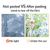 16 Sheets 4 Styles Waterproof PVC Colored Laser Stained Window Film Static Stickers DIY-WH0314-090-8