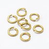 Brass Open Jump Rings LS-KK-P096-08-D-1