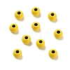 Spray Painted 202 Stainless Steel Beads STAS-G340-01F-1