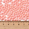 6/0 Opaque Baking Paint Glass Seed Beads SEED-M012-02A-35-4