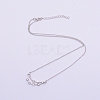 Alloy Rhinestone Pendants Necklaces NJEW-WH0007-02L-1