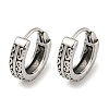 316 Surgical Stainless Steel Hoop Earrings EJEW-D096-23D-AS-1