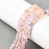 Natural Morganite Beads Strands G-C179-A4mm-10-1