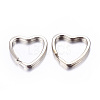 Heart Iron Split Key Rings X-E564-2-2