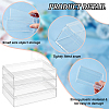 Rectangle Transparent Acrylic Storage Boxes CON-WH0092-50-4