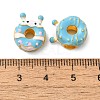 Cartoon Animal Donut Alloy Enamel European Beads FIND-U008-02G-C-2