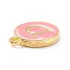 Golden Plated Alloy Enamel Charms ENAM-Q437-14D-2