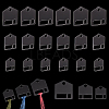 30Pcs 3 Style Acrylic Thread Winding Boards FIND-PH0018-40-1