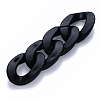 Opaque Spray Painted Acrylic Linking Rings OACR-S036-001B-I07-2