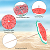 2 Bags Watermelon Pattern Umbrella Bamboo & PET Plastic Toothpick Decorations AJEW-CP0007-28-5