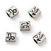 Oval with Constellation 304 Stainless Steel Beads STAS-E215-05AS-02-1