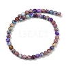 Dyed Natural Regalite/Imperial Jasper/Sea Sediment Jasper Beads Strands G-B124-C04-14-4