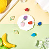 8Pcs Lampwork Pendants PALLOY-TAC0157-5