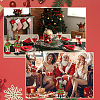 4 Sets 2 Style Christmas Wine Bottle Cover Pleuche Decoration AJEW-GF0007-18-5
