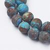 Natural Chrysocolla Round Bead Strands G-G969-10mm-3
