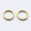 925 Sterling Silver Soldered Closed Jump Rings STER-F036-03G-0.6x4-2