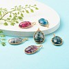 Natural Mixed Gemstone Pendants PALLOY-JF00843-3