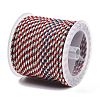 11M Polyester Braided Cord with Cotton Core & Metallic Thread OCOR-Z006-01-01-2