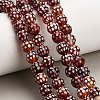 Tibetan Style dZi Beads Strands GG-NH0001-A01-8MM-1