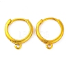 Brass Hoop Earring Findings KK-G502-01G-1