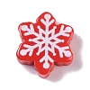 Opaque Christmas Theme Resin Cabochons RESI-H162-06F-1