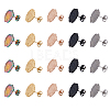 20Pcs 5 Color 304 Stainless Steel Stud Earring Finding STAS-DC0013-05-1