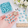 150Pcs Synthetic Turquoise Beads Strands TURQ-ME0001-01A-3