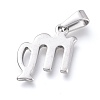Non-Tarnish 304 Stainless Steel Pendants STAS-L210-06E-P-01-2