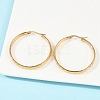 Ion Plating(IP) 304 Stainless Steel Hoop Earrings EJEW-L215-15G-4