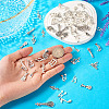 68Pcs 17 Styles Tibetan Style Alloy Pendants FIND-TA0006-19-7