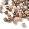 Electroplate Glass Beads GLAA-D020-01B-3