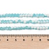 Frosted Crackle Glass Beads X1-GLAA-U001-4mm-M08-4