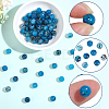100Pcs Dyed Natural Dragon Veins Agate Beads G-PA0002-39A-6