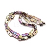 Electroplated Non-magnetic Synthetic Hematite Beads Strands G-G089-B02-13-2