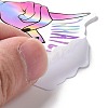 50Pcs Holographic Laser Style Cartoon Paper Sticker Label Set DIY-G077-02-4