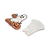 Halloween Opaque Printed Acrylic Pendants OACR-Z032-01-2