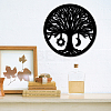 Laser Cut Basswood Wall Sculpture WOOD-WH0123-062-7