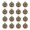 Alloy Pendant Cabochon Settings PALLOY-N156-01G-AB-1