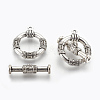 Tibetan Style Alloy Toggle Clasps PALLOY-G234-23AS-1