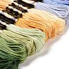 12 Skeins 12 Colors 6-Ply Polyester Embroidery Floss OCOR-M009-01B-14-2