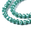 Electroplate Glass Beads Strands EGLA-A034-P1mm-A03-2