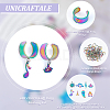 Unicraftale DIY Charm Cuff Ring Making Kit STAS-UN0051-37-5