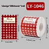 200Pcs Christmas Theme Paper Self-Adhesive Stickers DIY-M070-02C-1
