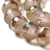 Electroplate Glass Beads Strands EGLA-Z001-03A-FR05-3