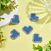 10Pcs Hotfix Glass Rhinestone DIY-WR0004-87B-4