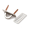 Zinc Alloy and Copper Bag Shoes Buckle Clips FIND-WH0063-91P-RS-2
