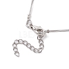 Nylon-coated Stainless Steel 3 Layer Necklaces NJEW-JN05050-5